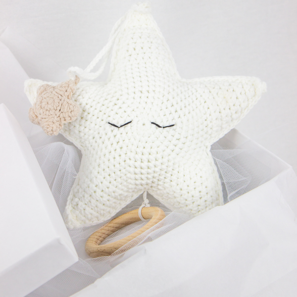 Musical Little Star Crochet Cotton - Baby Gift